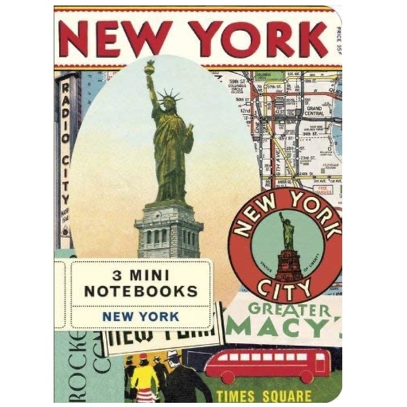 Set of 3 Cavallini & Co. New York Mini Notebooks, 4 x 5 Inches - NWT - Picture 3 of 11